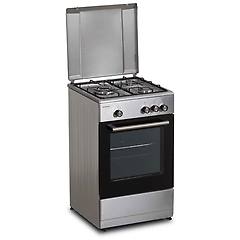 Infiniton Cucina A Gas Con Forno Cc57tac 43l 3 Fuochi Acciaio