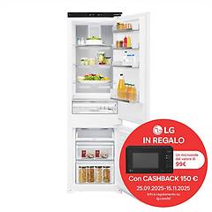 lg frigorifero combinato gtfn256set classe e 233 lt-white