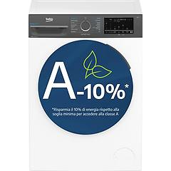 beko - lavatrice bmweu10147da 10kg classe a-antracite bianco