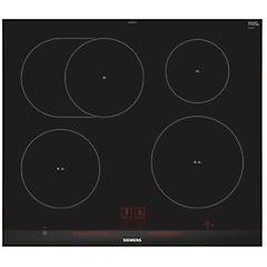 Siemens Eh675lfc1e Piano Cottura Nero Acciaio Inossidabile