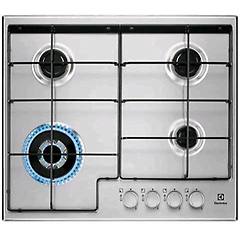 Electrolux - Piano Cottura Egs 6434 X A Gas 4 Fuochi Gas Colore