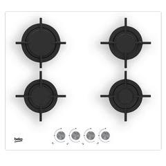 Beko Hilg64222sw Piano Cottura A Gas 4 Zone In Vetroceramica