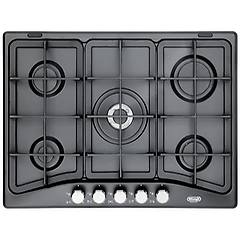 Delonghi - Piano Cottura A Gas Pfa 57 Gh 5 Fuochi 68cm-antracite
