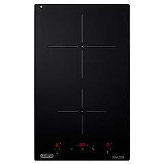 delonghi piano cottura induzione 2 zone design pin 32 black 30 cm