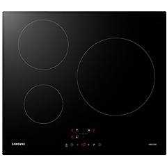 samsung piano cottura a induzione 59cm 3 fuochi 7200w nero nz63m3nm1bb
