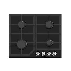 Hisense - Piano Cottura A Gas Gg643b 60 Cm-vetro Nero