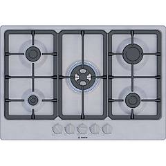 Bosch Serie 4 Pgq7b5k90 Piano Cottura A Gas 75 Cm Acciaio