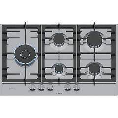bosch piano cottura a gas pcs7a5i90 75 cm inox