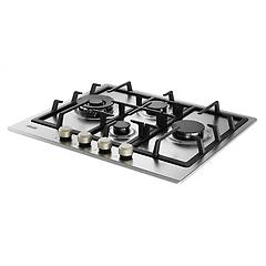 Delonghi - Piano Cottura A Gas Ylg 60 Rfx 60 Cm-inox