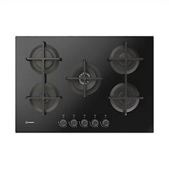 Indesit Piano Cottura Gas 5 Zone Ing 72t Bk 1 Black (75cm)
