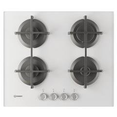 Indesit Ing 61t/wh 1 Piano Gas Vetro Tortora 60cm 4 Fuochi