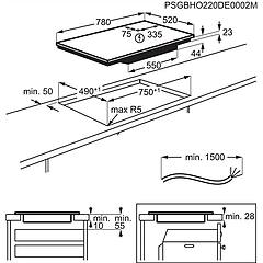 Electrolux Piano Ind Bridge Eiv83443ct 80 Mat (949599529)