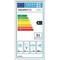 Glemgas Cappa Ghb684ix A Parete Da 60 Cm Aspirante Colore