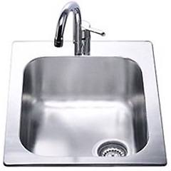 Smeg Lavello 1 Vasca (42x50cm) Alba Inox Spazzolato