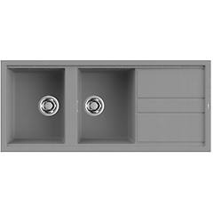 Elleci - Lavello Best 500 Granitek 116x51 Cm 2 Vasche