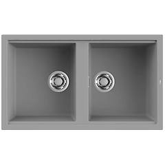 Elleci - Lavello Best 450 Keratek Plus 86x51 Cm 2 Vasche