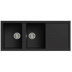 elleci lgu50040 lavello unico 500 116x50 2vg nero