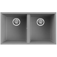 Elleci - Lavello Quadra 350 Sottotop 76x43 5 Cm 2 Vasche