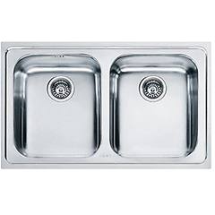 Franke Lavello Integrato 2 Vasche Logica Line L 79 X L