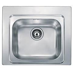cm 011945xcssx serie cinzia 3 lavello acciaio inox satinato da incasso 1 vasca 58x50cm