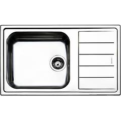 apell lavello 1 vasca 86x50cm linear inox spazzolato lng861ilbc