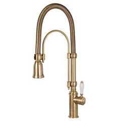 Smeg Miscelatore Lavello Doccetta Estraibile Ottone