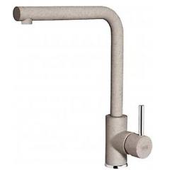 elleci miscelatore monocomando con canna girevole trail 18x32 cm granitek avena 51