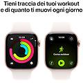 watch series 11 46mm m/l gps alluminio oro rosa band rosa fard