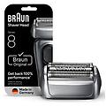 BRAUN testina ricambio rasoio series 8 silver 83m