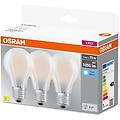 Osram Led E27 Base Cl A 7 5w 4 000k Satinato 3x