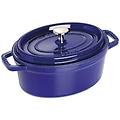 - cocotte in ghisa con coperchio diametro 33 cm capacità 6. 7 lt colore blu scuro linea la