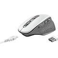 Trust Mouse Ergonomico Wireless Ozaa 2400 Dpi Bianco