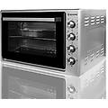 forno elettrico ventilato 70 litri con girarrosto autopulente e smaltato temperatura fino a 320°