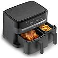 - dual easy fry ez901h20 friggitrice doppia 8 3 l indipendente 2700 w friggitrice ad aria calda