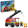 autopompa city veicolo con scala e minifigure per bambini dai 4 anni in su