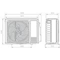 climatizzatore trial split expert white wifi 9000+12000+18000 btu inverter r32 a++ 4u85s2sr5fa