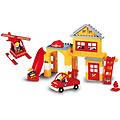 Unico Fireman Playset Stazione Dei Pompieri 96 Pz
