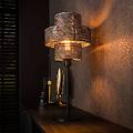 lampada da tavolo a lanterna nero/bruciato altezza 58 cm metallo