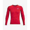 maglia heatgear comp manica lunga rosso l
