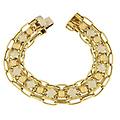 bracciale donna oro giallo bianco gl100274