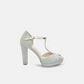 sandali open-toe da donna verde