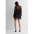 vestaglia in pizzo the love club donna nero taglia m/l