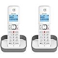 telefono f860 dect wireless 2 handset vivavoce grigio