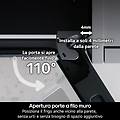 frigorifero combinato 2406101076 nero