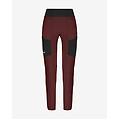 leggings puez durastretch rosso scuro nero donna 34