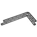 supporto parete per casse soundbar 1000 black