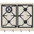 - piano cottura srv864avogh2 a gas 4 fuochi gas colore avena