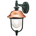 applique rustico da esterno rustica grigio ip43 1x e27
