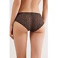 slip in pizzo a vita bassa donna marrone taglia 3