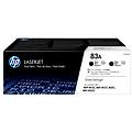 83a 2-pack black original laserjet toner cartridge (cf283ad) cf283ad